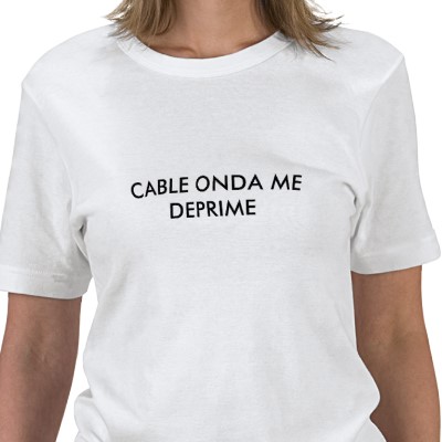 cable onda me deprime mujer